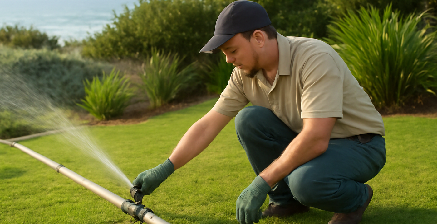 Garden Beach Blog - Rotina de limpeza e ajuste do sistema de irrigação para a primavera em Florianópolis (sem desperdício)