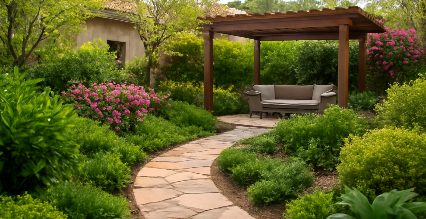 Garden Beach Blog - Paisagismo funcional para áreas de lazer na primavera: circulação, sombra e manutenção