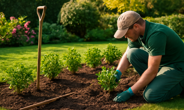 Garden Beach Blog - Replantio e ajuste de espaçamento na primavera em Florianópolis: como evitar falhas e competição