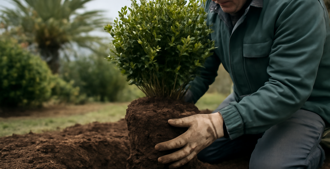 Garden Beach Blog - Transplantio de arbustos e mudas no inverno em Florianópolis: como reduzir choque e garantir pegamento